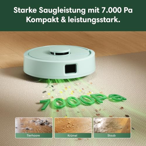 iRobot Roomba Mini Saugroboter mit Wischfunktion, AutoEmpty Basis, LiDAR – Ansicht 6