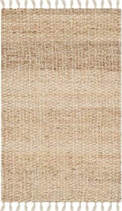 Safavieh Natural Fiber Collection Accent Rug - 2'3" X 4', Natural, Handmade Farmhouse Fringe Jute, Ideal For High Traffic Areas In Entryway, Living Room, Bedroom (Nf733A) #TOP10
