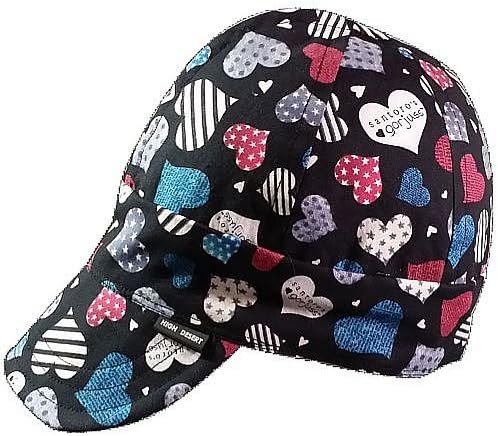 High Desert Gorjuss Hearts Welding Hat Size 7 5/8 (24”)