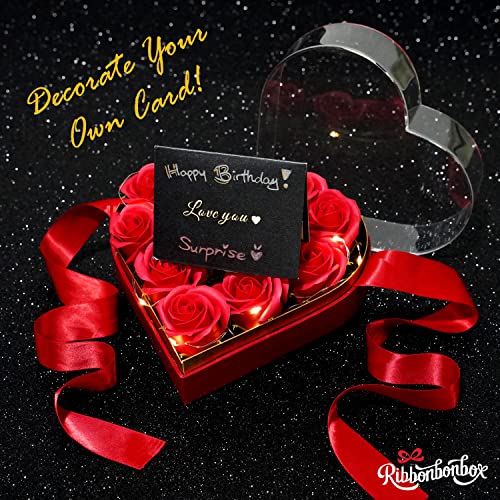 Ribbonbonbox Money Box For Cash Gift Pull Heart Box – Love Money Box – Best Gift Ideas And Birthday Gifts For Women – Unique Money Roll Gifts For Quinceanera – Sweet 16 Gifts For Girls (Happy) #TOP2