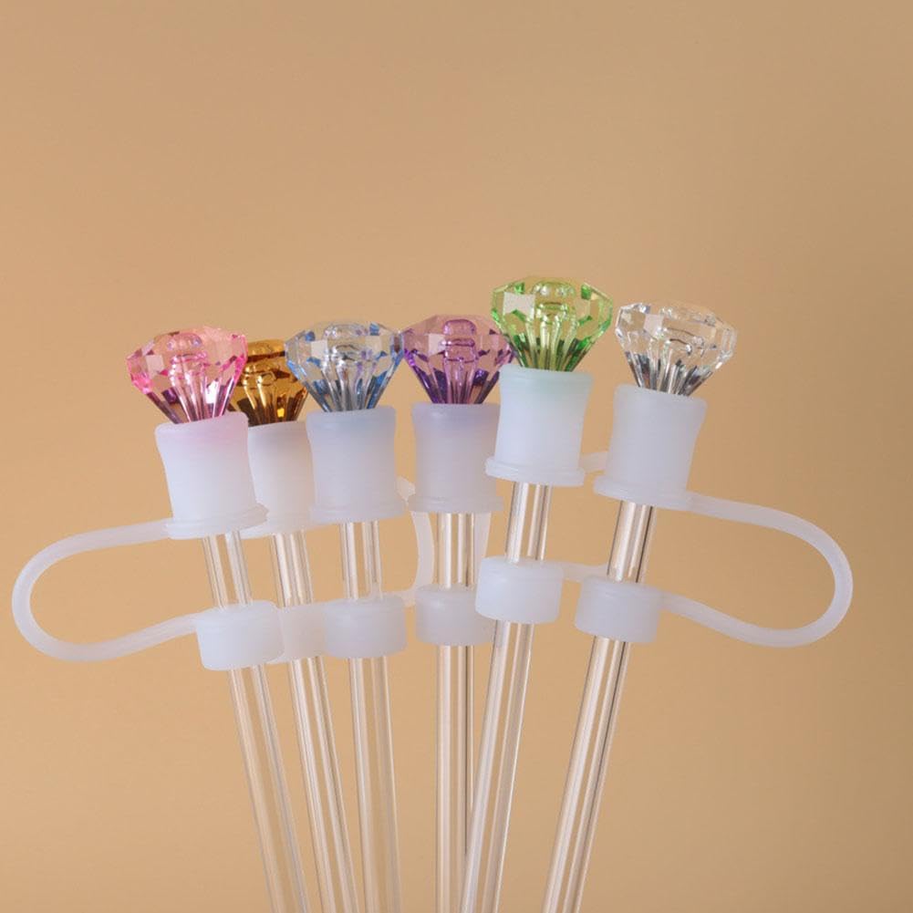 2 Coperture Per Cannuccia A Forma Di Diamante, Silicone, Per Tazza Stanley 40 E 30 Oz, Apertura 10 Mm, Accessori