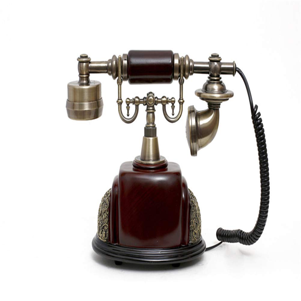 Vecchio Telefono Fisso, Telefono rotativo Vintage Telefono Antico Telefono Fisso con Telefono Fisso di riselezione per Telefono da Ufficio Soggiorno casa Telefono retrò con Telefono rotativo,C