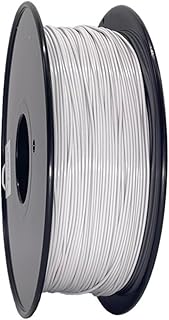 Light-Blocking PLA Filament 3D Printing Material 1.75mm for Advertising Signs Indoor Signage Backing and Frames(White)