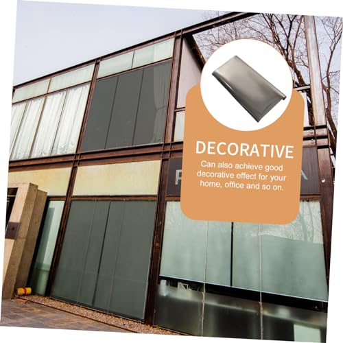 Vinilo para ventana privacidad DOITOOL 200x45 cm negro miniatura 3