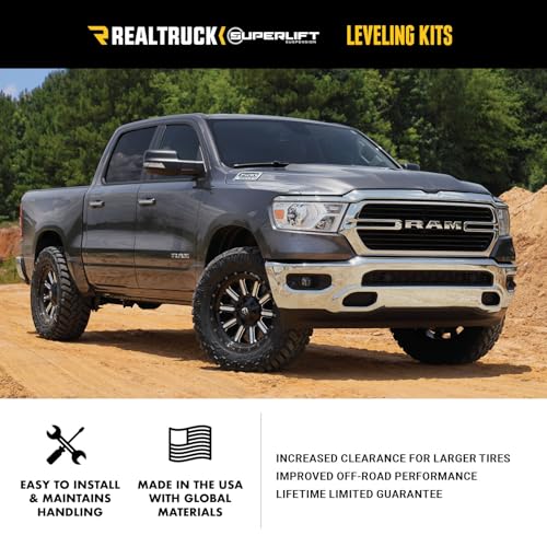 Image of SUPERLIFT SUSPENSION 1.75 inch Leveling Kit for Ford F-150 | Strut Spacers | 40021SUP | Fits 2009-2024 Ford F-150 ( Does Not fit Raptor Models )
