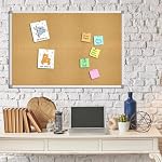 Lockways Large 60" x 36" Large Cork Board Bulletin Board, Framed CorkBoard, Wall-Mounted Notice Message Pin Board, Silver Aluminium Framed - Image 4