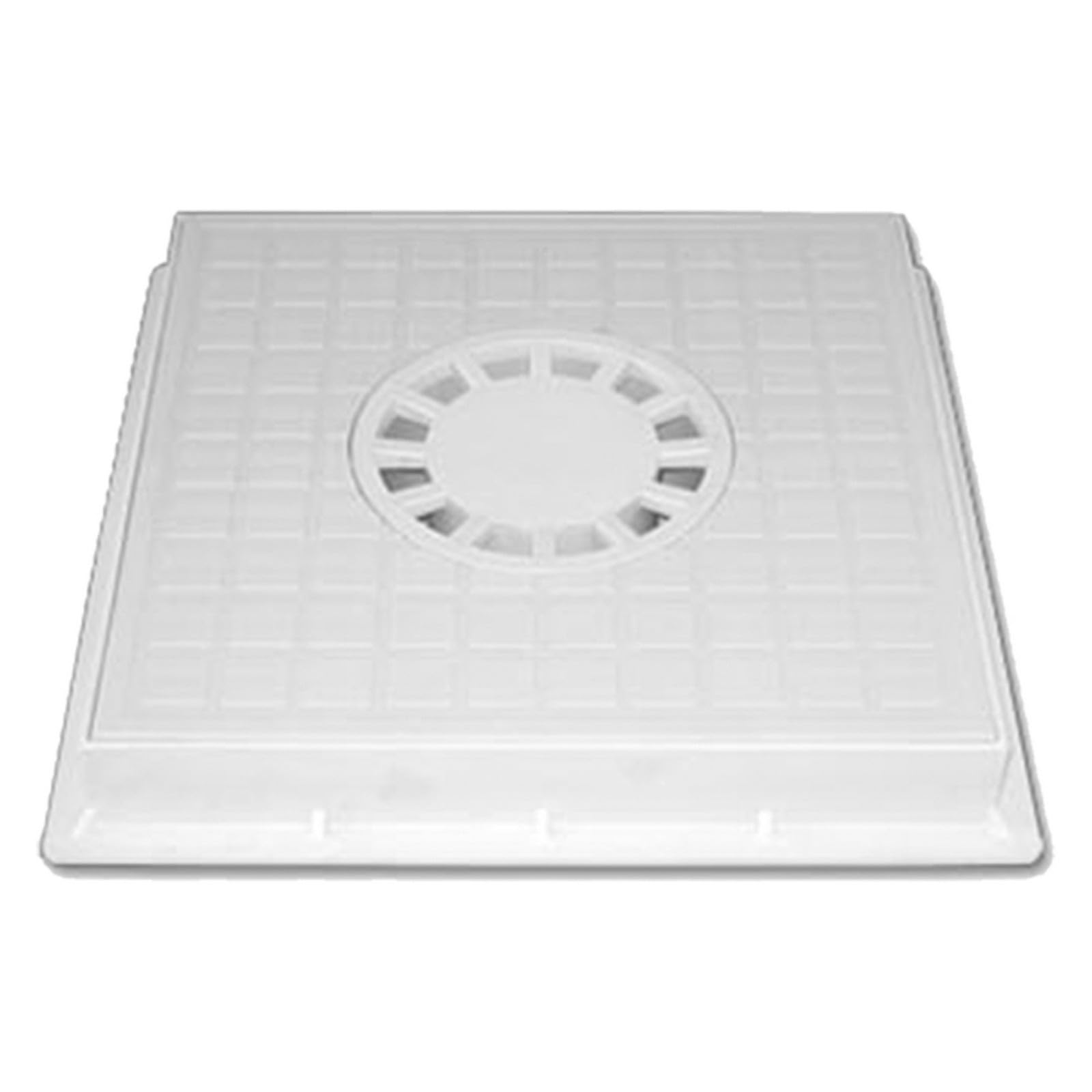 1PEZZO CHIUSINO CON SIFONE CENTRALE cm 40 x 40