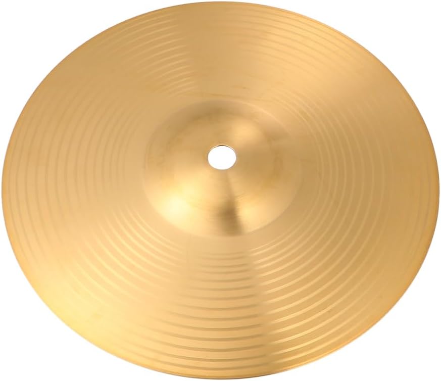 Milisten Platillos de percusión de latón para principiantes y jugadores, con acabado tradicional y duradero, de 7.67 pulgadas