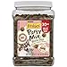 Purina Friskies Made in USA Facilities, Natural Cat Treats, Party Mix Natural Yums With Real Salmon - 30 oz. Canister