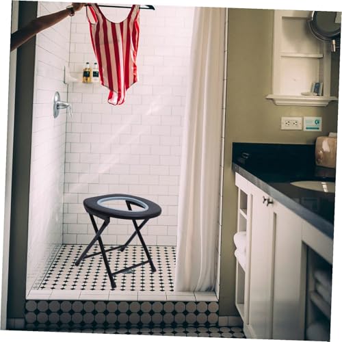 Tabouret de toilette compact portable et wc de camping - 8