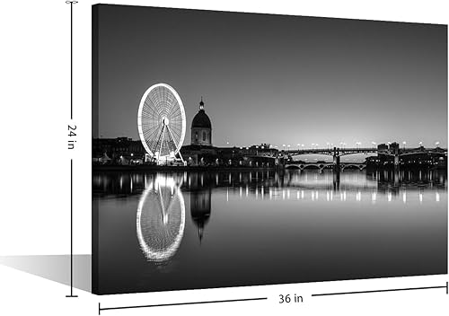 Vista 114 de 1 lienzo decorativo para pared, ferrocarril a través del bosque de pinos con niebla, decoración moderna para el hogar, sala de estar, arte de pared