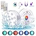 Produktbild Nurkoo 2er Poolbeleuchtung Unterwasser 13 Led Licht Wasserdichte Multifarbige RGB Beleuchtung mit RF Fernbedienung Lampe für Teich Schwimmbad Garten Vase Party Fest Dekoration