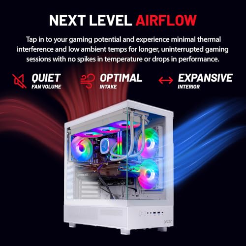 undefined Skytech Gaming Azure 3 Desktop PC, Ryzen 7 9700X 3.8 GHz (5.5GHz), NVIDIA RTX 4060 8GB, 1TB NVMe SSD, 16GB DDR5 RAM 6000, 650W Gold PSU, 360mm ARGB AIO, Wi-Fi, Win 11 の商品画像 3
