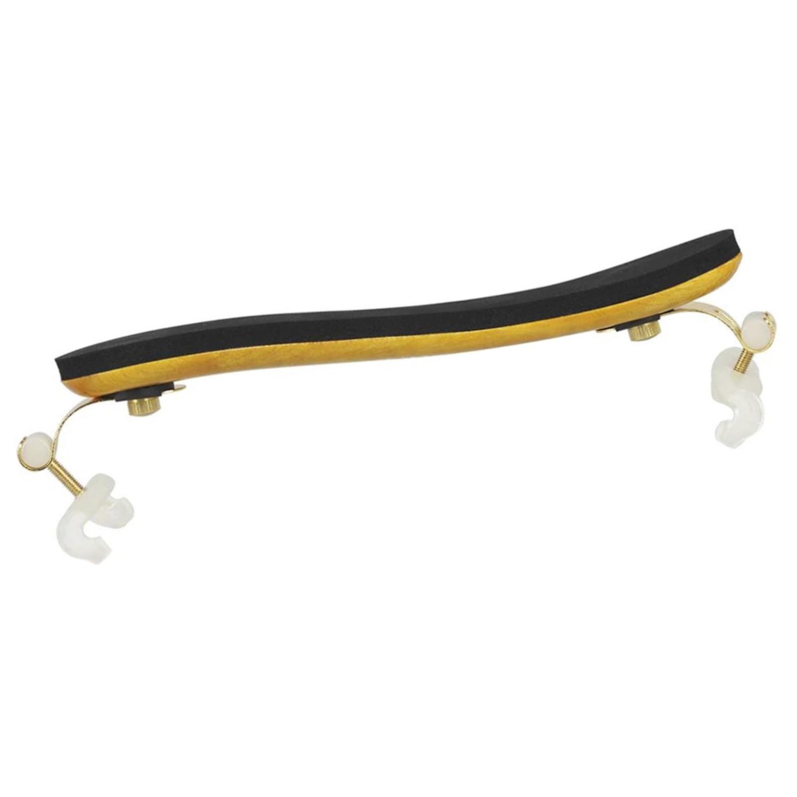 Reposapiés para violín Almohadilla de hombro ajustable para violín accesorios profesionales para instrumentos de cuerda 1/2 1/4 3/4 y 4/4 color negro(1-2 1-4)