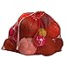 Mesh Equipment Bag, Orange - 32" x 36" - Adjustable, sliding drawstring cord closure. Perfect mesh bag for parent or coach, making it easy to transport and keeping your sporting gear organized.