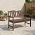 Outdoor Garden Bench,2-Person Poly Lumber Patio Bench, Slatted Patio Loveseat,All-Weather Outdoor Bench that Never Rot and Fade, Suit for Garden, Porch and Park