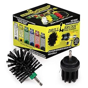 2 Stuk Mini Size Lange Varkenshaar Zwart Ultra Stijve Roterende Schoonmaak Borenborstels gebruikt voor het Schoonmaken…