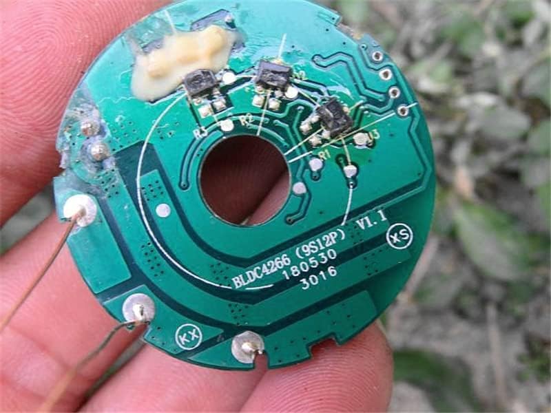 BL4266 Motor Internal Circuit Board Bottom View