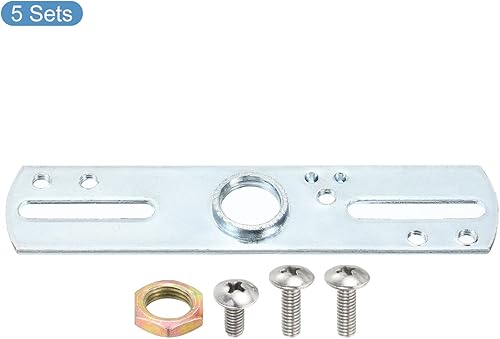 Miniatura 3 de MECCANIXITY Kit de barra transversal de lámpara, soporte de montaje de 4.134 x 0.866 in, placa de luz de techo para iluminación de araña, tono