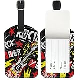 Etiqueta de maleta de guitarra eléctrica, artículos