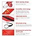 DEWEL Document Tube,Plastic Expanding Poster/Art/Document Storage Tube 24.5 to 40 inches Adjustable with Carrying Strap Waterproof and Light-Resistance Telescoping Carrying Case (Red-Large Size)