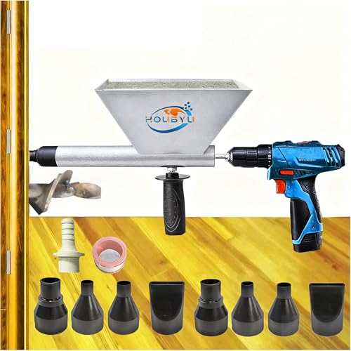Large Size Auger Mortar Grout Gun With 9 Nozzle Without Electric Drill