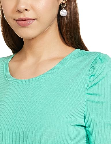 Image of Amazon Brand - Symbol Women's Rib One Piece Knee-Length Bodycon Dress (Available in Plus Sizes)