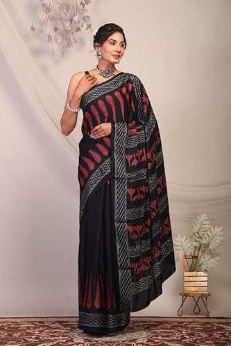 Anuttara black bhagalpuri silk saree – image 3