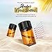Teenitor 100Packs Essential Oil Bottles, Amber Glass Bottle, Essential Oil Bottle 2Ml Bottles, Small Oil Vial Sample Bottles 2ML 0.068OZ