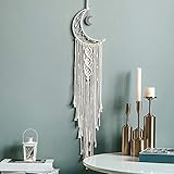 TreeBud Macrame Dream Catcher Handmade Woven Wall Hanging Decoration Boho Home Decor for Kids Room W