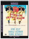 Asgard Press 2025 Vintage Musicals Calendar, 16 Months, Frame-Ready Musical Movie Poster Art, 11”x30” (Size When Open)