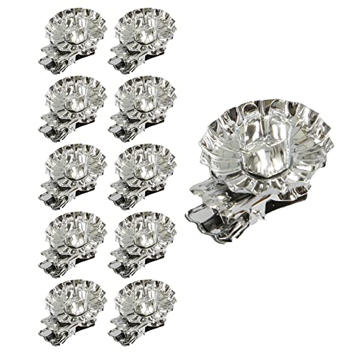 10 x Baumkerzenhalter Clip aus Metall Ø 40 mm - Kerzenhalter...
