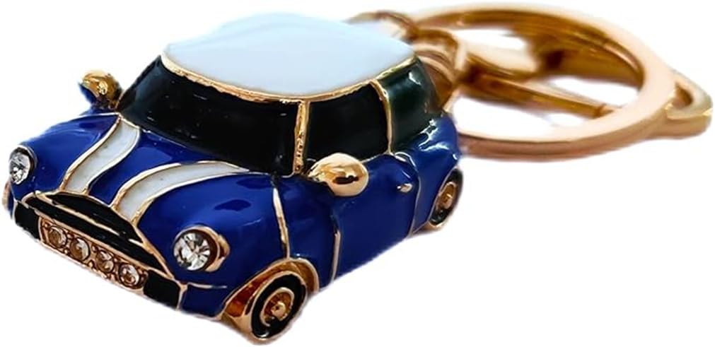 Shilipu Unisex Multicolour Mini Car Model Keychain - Metal Key Chains For Car Keys - Cute Keychains For Women - Interior Accessories