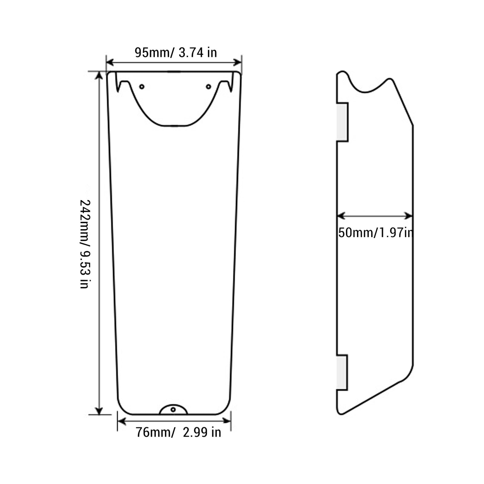 Ejoyous Porte-Manivelle de Winch, Poche à Manivelle de Winch en PVC, Boîte de Rangement pour de Marine, pour Yachts et Bateaux