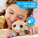 furReal Newborns Welpe, interaktives Haustier, Kleiner Plüschwelpe mit Soundeffekten und Bewegungen, Kinderspielzeug ab 4 Jahren von Just Play
