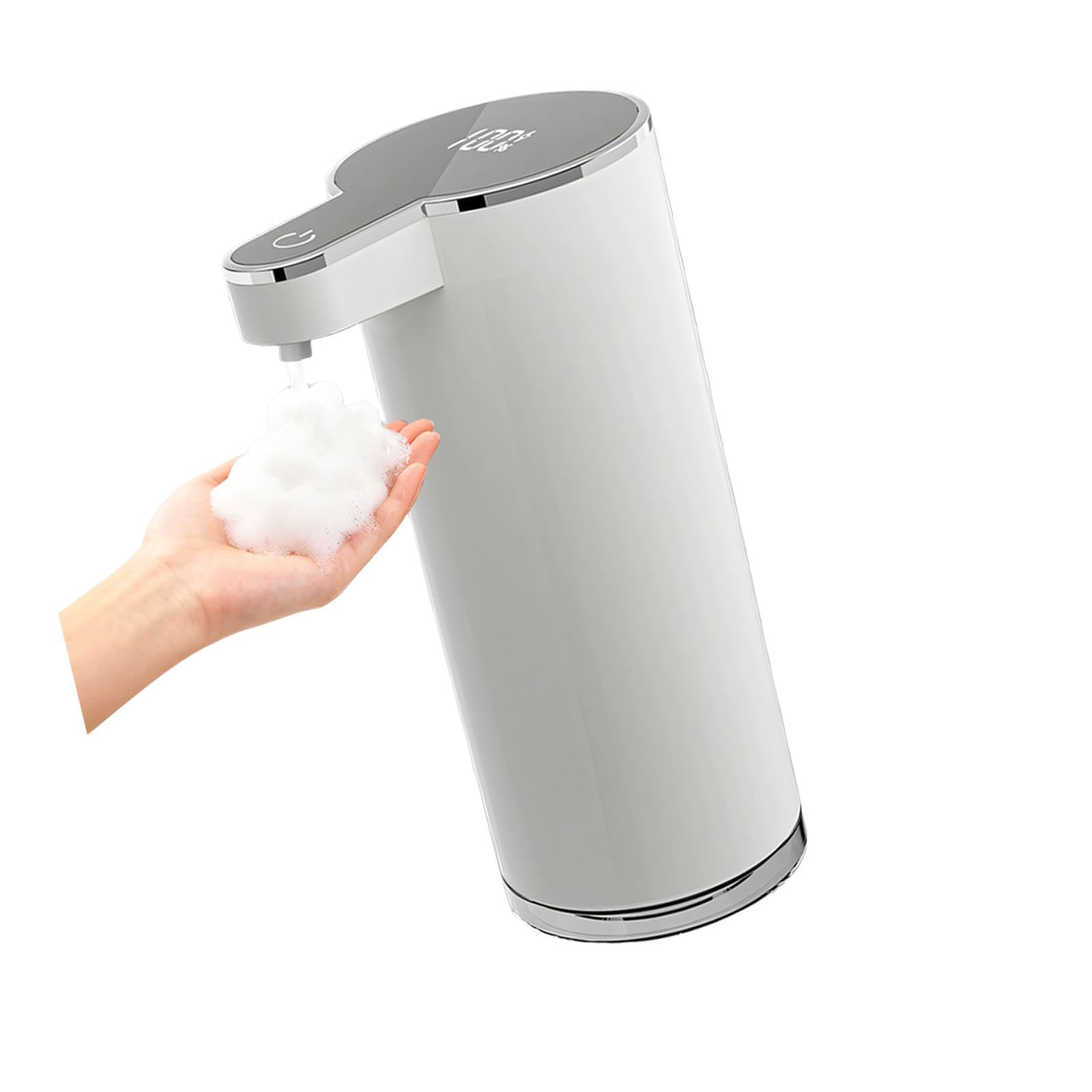 Dispensador de jabón de espuma de 1,5 W, bajo consumo de energía, funciona con varias fórmulas líquidas, dispensador de jabón de espuma higiénica