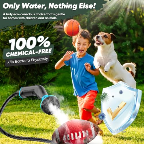 Image of Steam Cleaner for Home, Pressurized Handheld Steamer