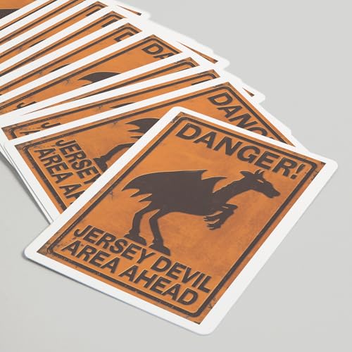 Lantern Press Jersey Devil, 52 cartas Poker para adultos miniatura 5