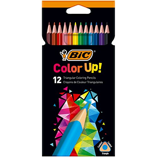 BIC Color Up Colouring Pencils - Assorted Colours, Pack of 12