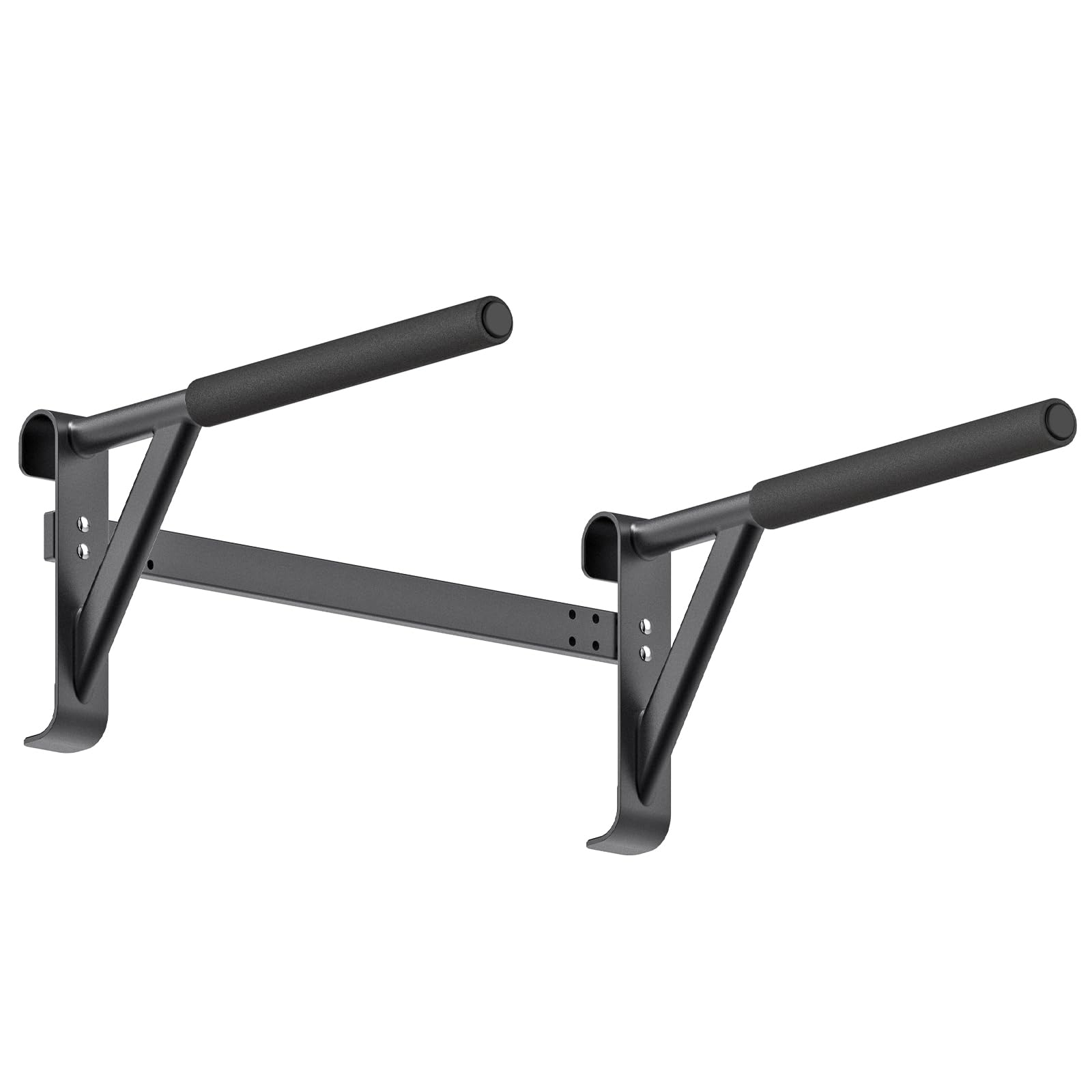 Kipika Barre de stalle de gymnastique – Échelle suédoise de 5,1 x 5,1 cm avec trou de 2,5 cm, barre de traction murale à suspendre, poignées en bois massif, barre d'entraînement de gymnastique pour la