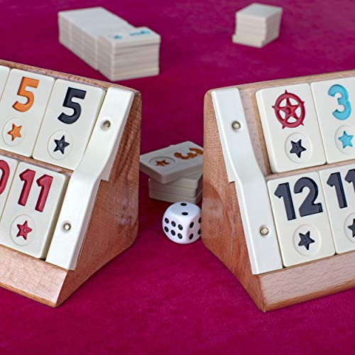 Star Rummy Tile/Okey Juego con Contenedor y Dados miniatura 2