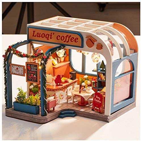 Fine Handmade DIY Cabin Assembled Educational Toys, Wooden DIY Miniature House with The