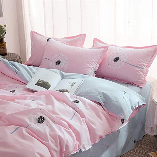 Linge de lit imprimé pissenlit 180x220cm style intemporel - 3