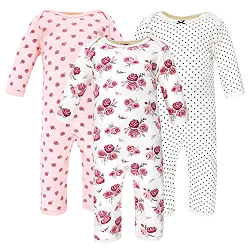 Image of Hudson Baby Baby Cotton Union Suit, 3 Pack