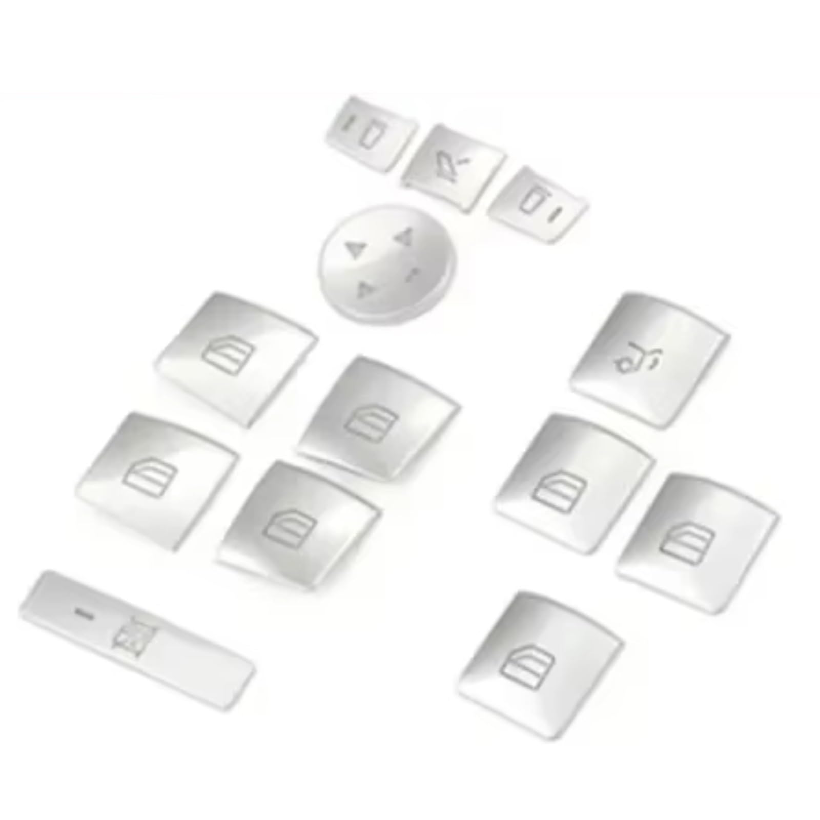 Repair Compatible with Benz for GLK X204 GLK250 GLK300 GLK350 2013 2014 2015 Car Window Lift Steering Button Stickers