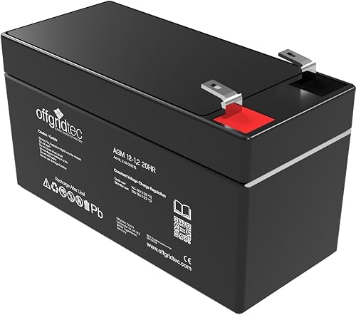 AGM 1,2Ah 20HR 12V Batterie Solaire VRLA Offgridtec