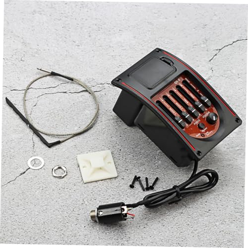 Ecualizador para guitarra, fácil instalación y controles intuitivos para mejorar el sonido, color negro miniatura 4