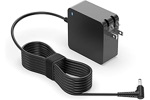 Charger for Lenovo Ideapad 3 - 65W Foldable Adapter with Lengthened Cable