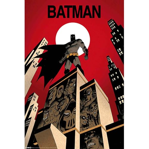 GB eye – Poster Maxi DC COMICS BATMAN – Produit Officiel – Format 61 × 91,5 cm – Impression Haute Qualité