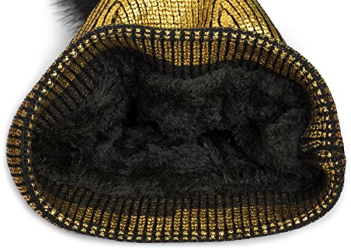 StyleBREAKER Caldo Berretto con PON PON in Maglia